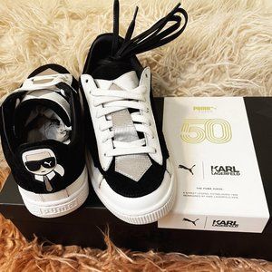 Karl Lagerfeld x Puma Suede street sneakers